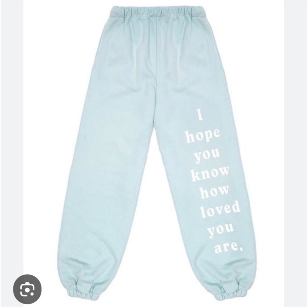 Boys Lie I HOPE YOU KNOW “How Loved You Are” SweatPants, Light Blue(part of set)